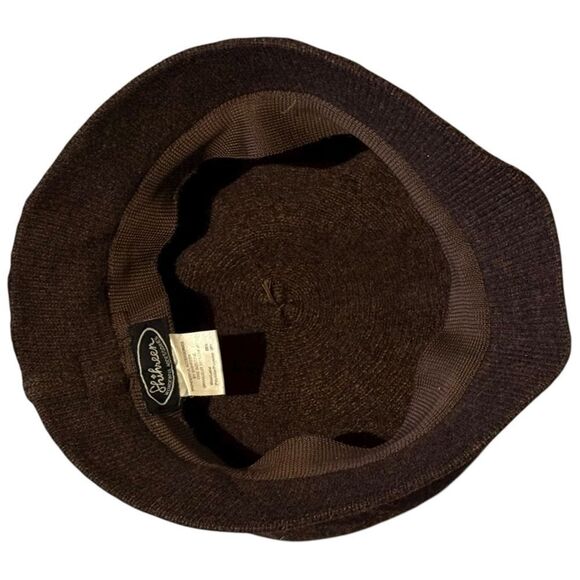 Shihreen Wonderful Accessories Vintage Brown Wool Blend Winter Hat. One Size. OS main image 4